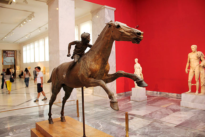 The Jockey of Artemision, bronze from the 2nd century BCE The Jockey of Artemision, bronze from the 2nd century BCE